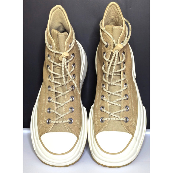 Converse Shoes Mens 8 Beige Run Star Legacy CX High Top Platform Unisex Sneaker - Picture 8 of 10